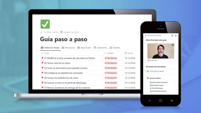 Guía paso a paso: Sesiones Individuales